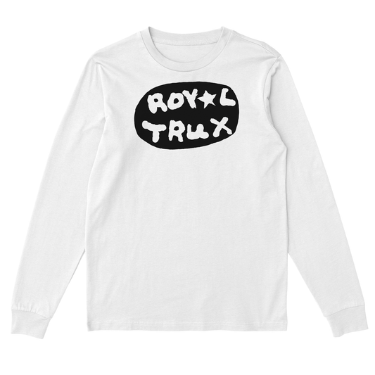 Royal Trux Logo Longsleeve (White)
