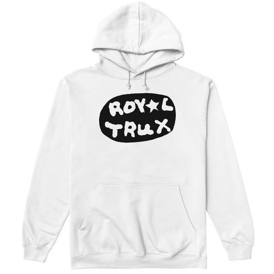 Royal Trux Logo Hoodie (White)