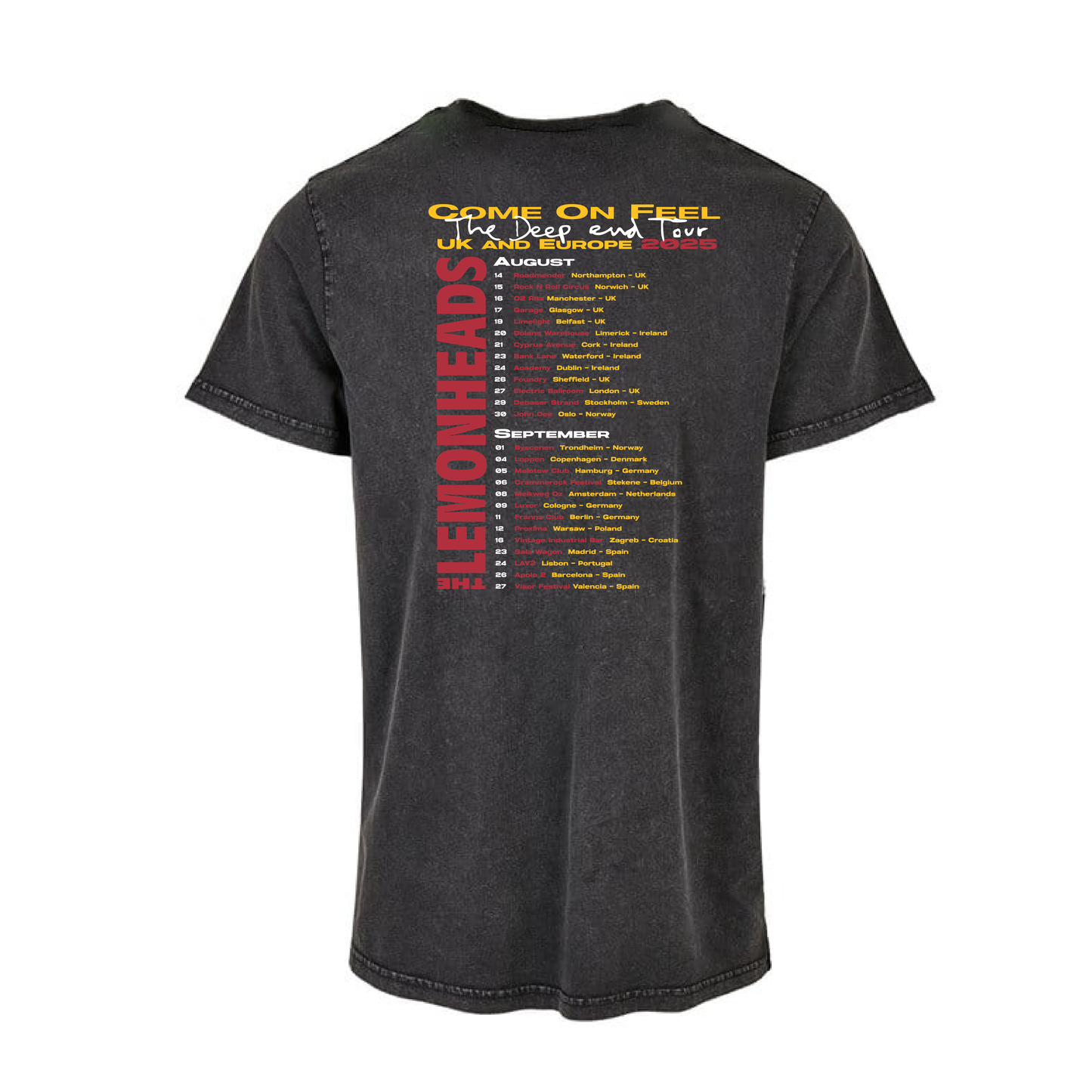 The Lemonheads UK/EU Tour 2025 Tee (PRE-ORDER)