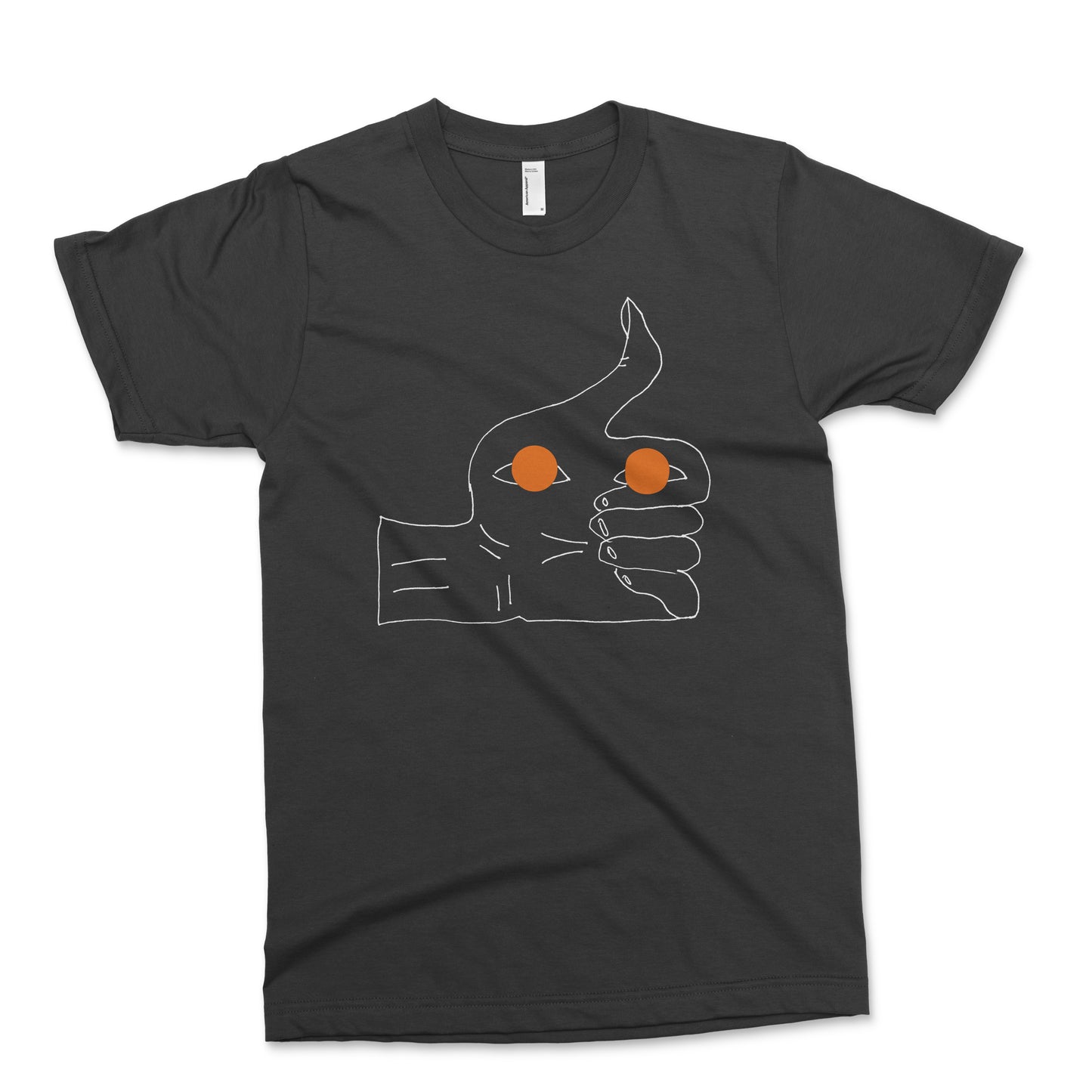 Vanishing Twin - Thumb Logo T Shirt in Black