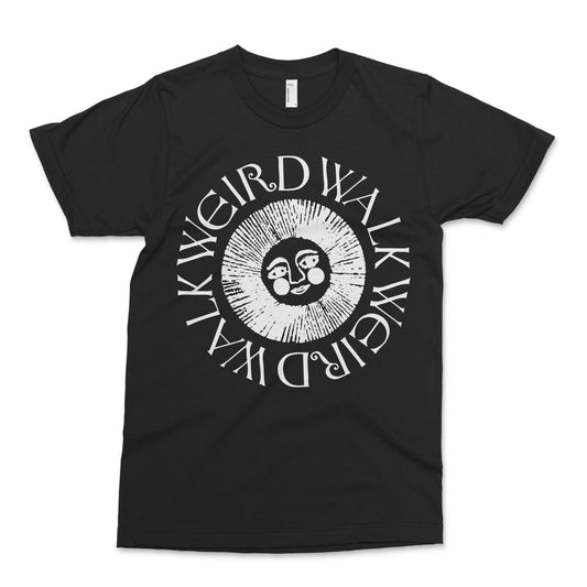 Weird Walk - Sun Ritual T in Black