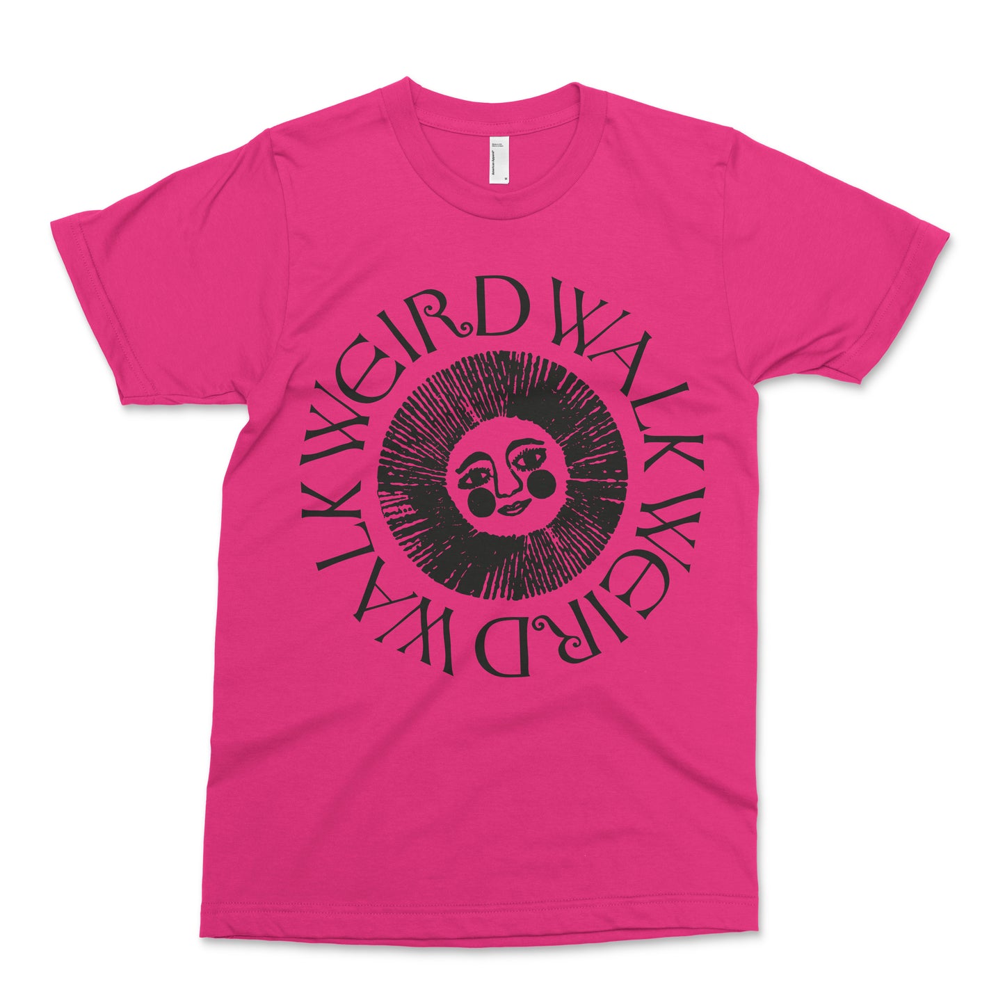 Weird Walk - Sun Ritual T in Pink